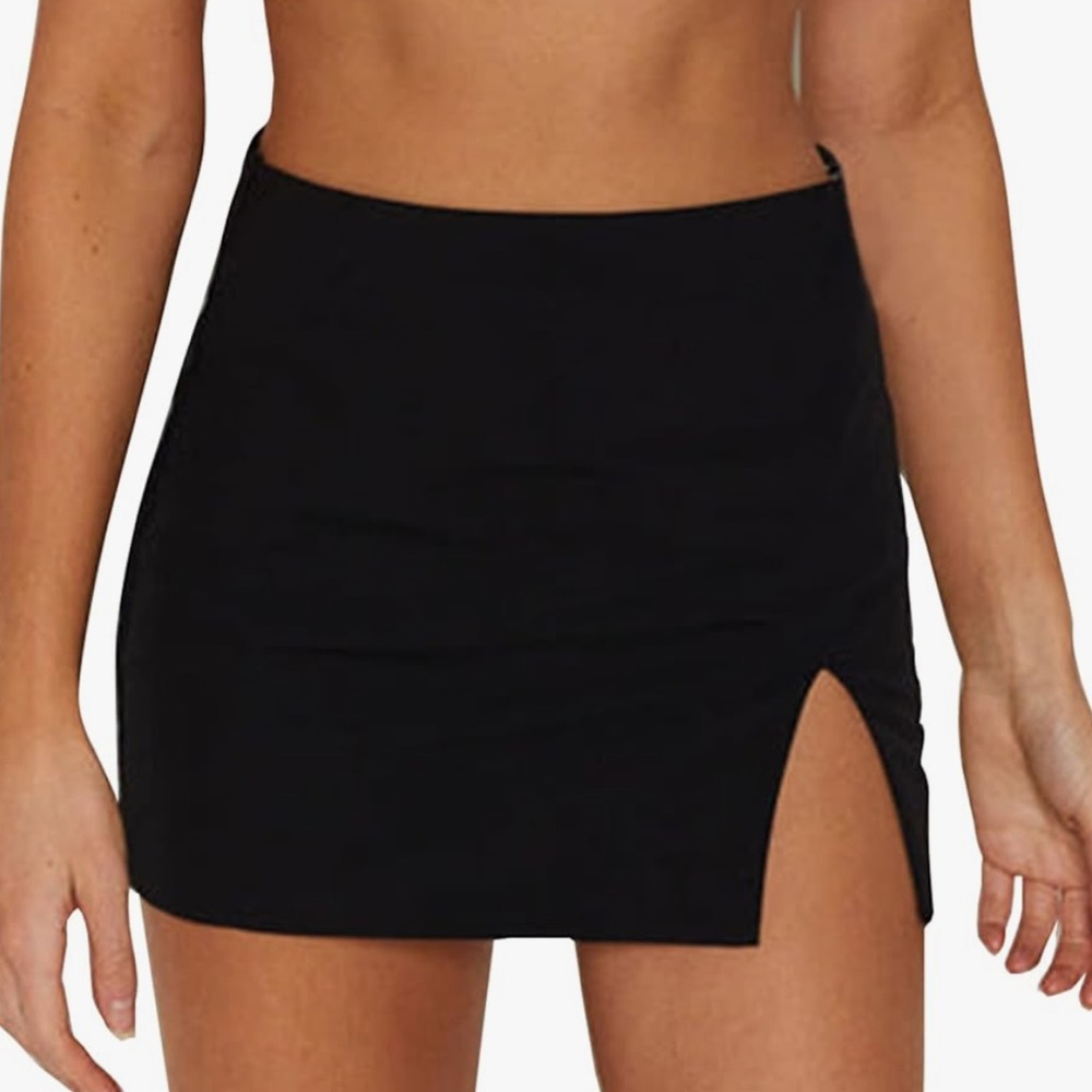Hello Molly Black Mini Skirt